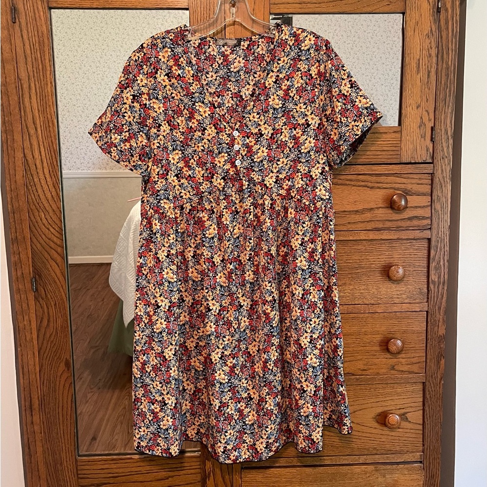 Pretty Garden Floral S Dress